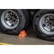 Buyers Products Orange Heavy Duty Rubber Wheel Chock with Recessed Chain Eye 10x8x6 Inch WC6810LP - alternate 6